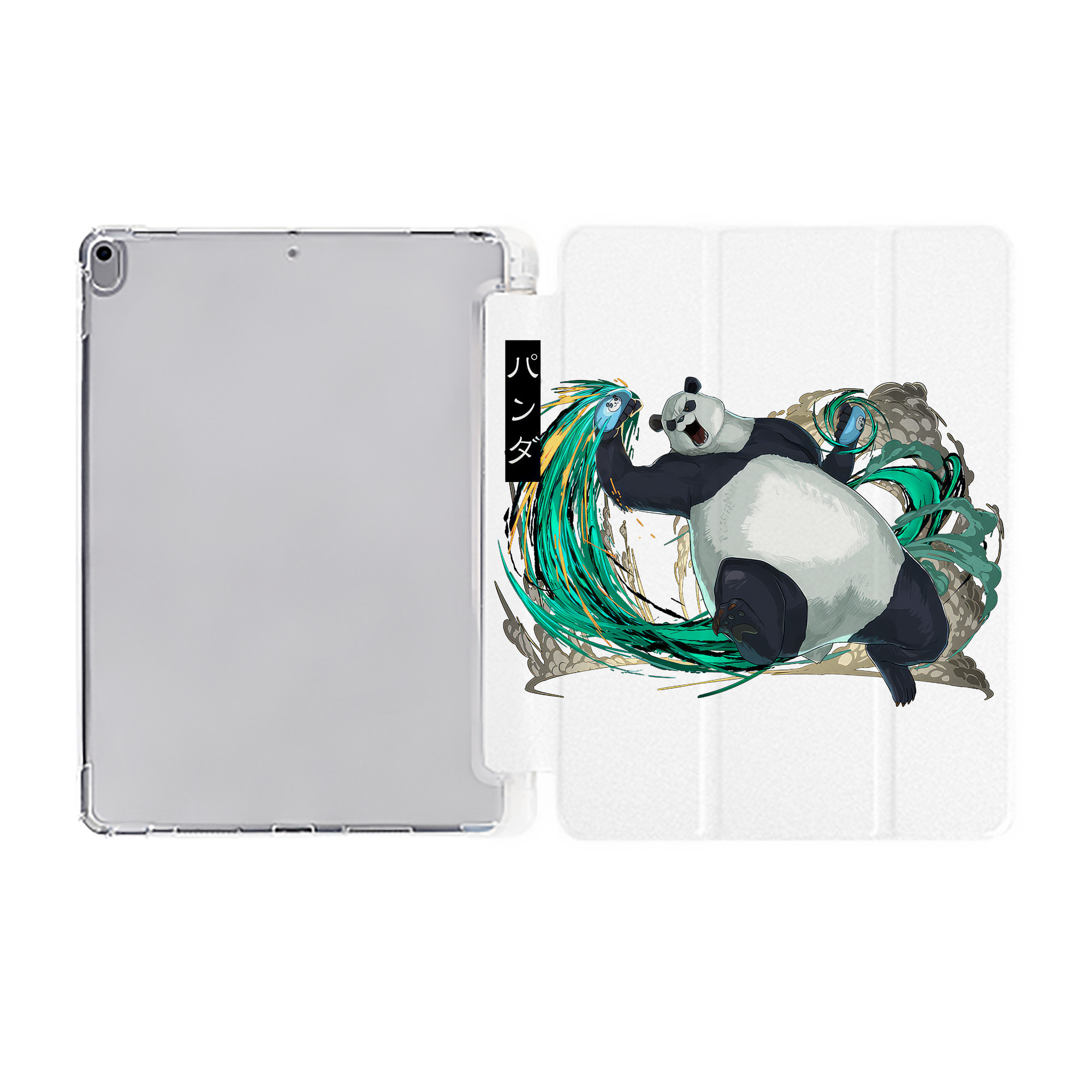 （画像用） 呪術廻戦 Jujutsu Kaisen IPad ケース ペン収納付き 三つ折りスタンド PUレザー×シリコン 対応機種9.5/10.5/10.9インチ